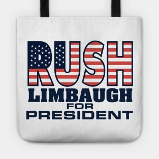 90s Vintage Rush Limbaugh For President Tote