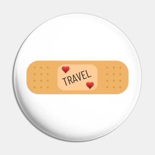 Travel patch, travel bandaid Pin