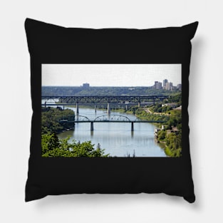 Edmonton Bridges Pillow