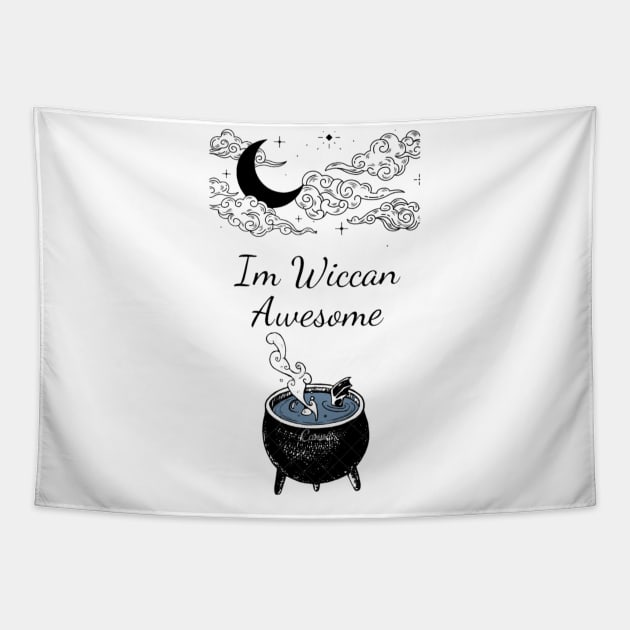 Wiccan Awesome Tapestry by EidosArts