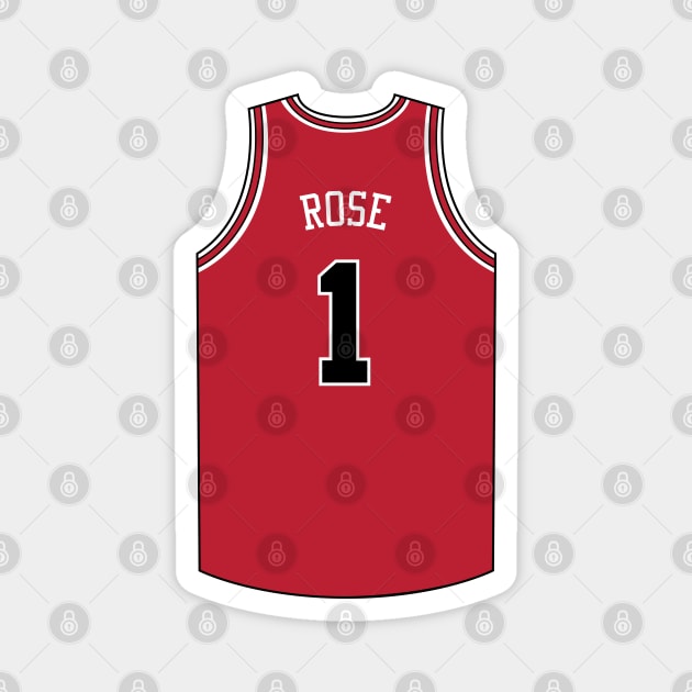 Derrick Rose Chicago Jersey Qiangy Magnet by qiangdade