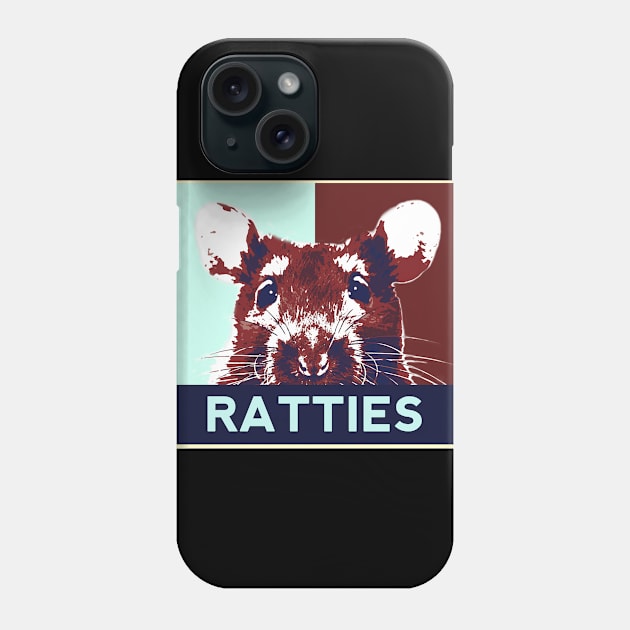 Ratties Pop Art Phone Case by raiseastorm