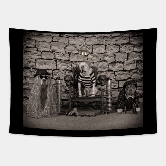 The Addams Family Tapestry by TeamPitCrewDogs