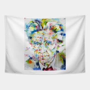 EMIL CIORAN - watercolor portrait .2 Tapestry