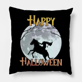 Happy Halloween - The Headless Horseman Pillow