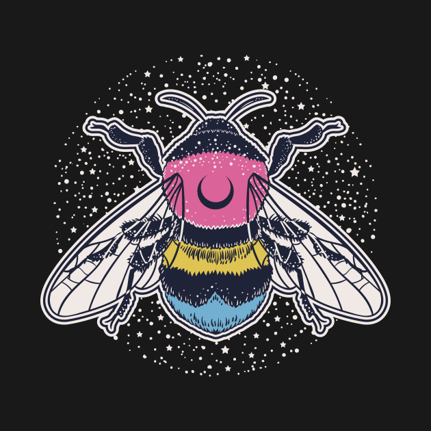 Pansexual Bee Proud LGBT Pride Flag by Psitta