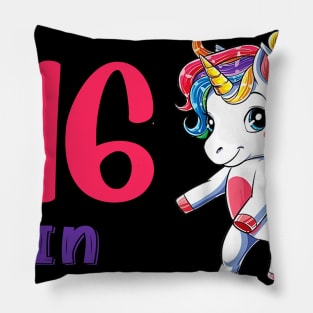 I Turned 46 in quarantine Cute Unicorn Pillow