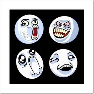 Sad Troll Face Stickers for Sale