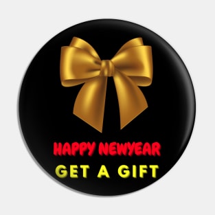 Happy New Year 2023 Get A Gift Pin