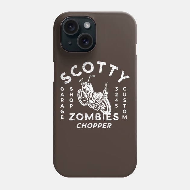 Scotty Zombies Chopper Phone Case by Megflags