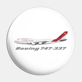 Air India 747-300 Tee Shirt Version Pin