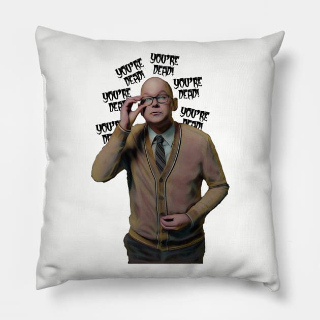 Colin Robinson T-Shirt Pillow by CreatingChaos