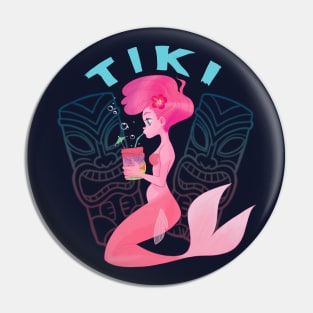 tiki mermaid Pin