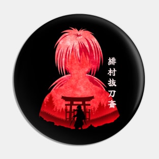 Anime Space Rurouni Kenshin Samurai Pin