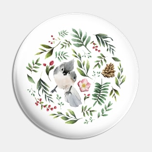 Christmas Birdie Pin