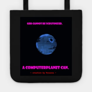 scrutinizing an computerplanet is real, for god it's not Tote