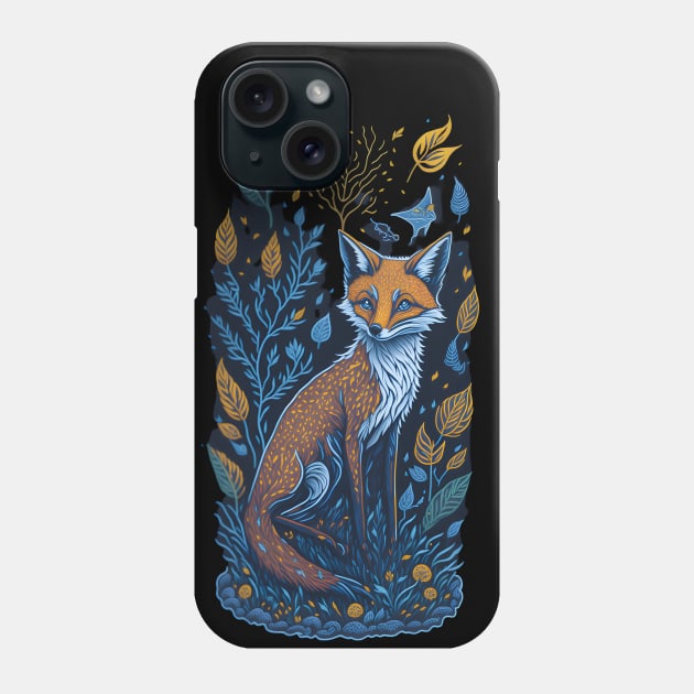 Wisdom in Every Gaze: The Wise Red Fox Phone Case by RhaNassim ★★★★★