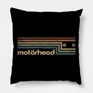 Motörhead Cassette Stripes Pillow