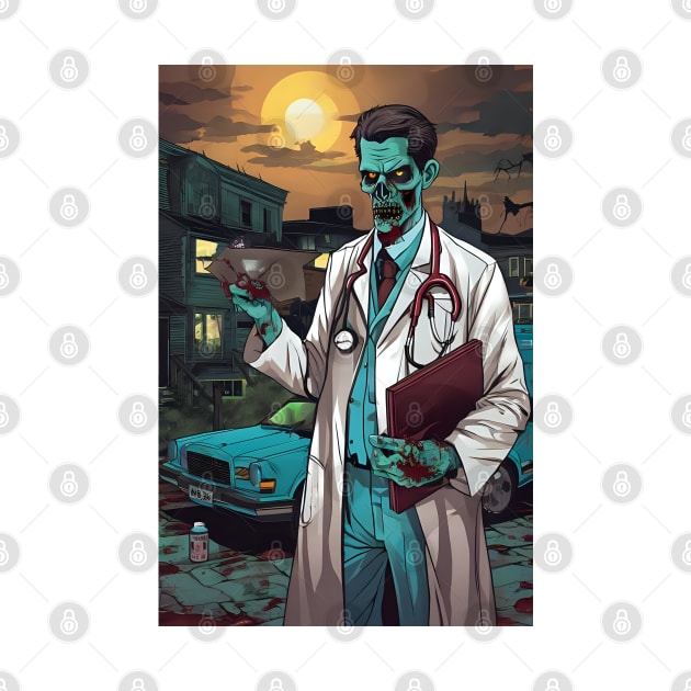 Zombie doctor by Spaceboyishere