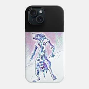 space alien UFO Phone Case