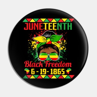 Juneteenth Celebrations through glasses of Bold Black Women Pin