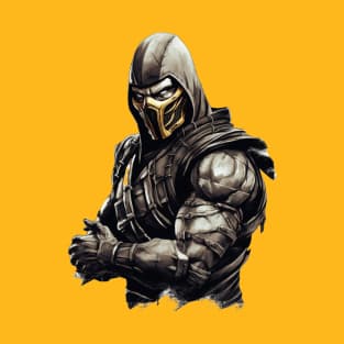 Scorpion Mortal Kombat Design T-Shirt