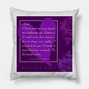 Waverly Wedding Vows - Wynonna Earp Pillow