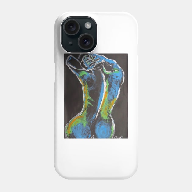 Styling Her Hair 1 - Female Nude Phone Case by CarmenT