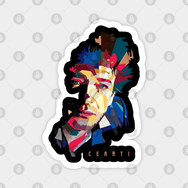 Gustavo Cerati Soda Stereo Magnet by Sauher