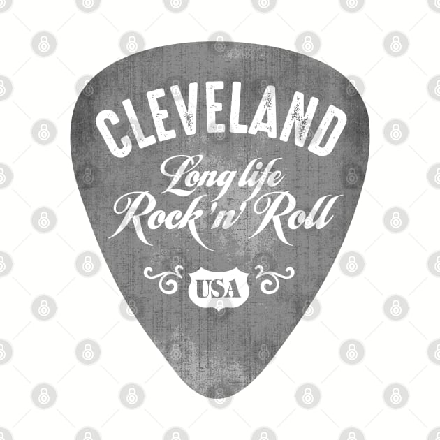 Cleveland Long Life Rock And Roll USA by Designkix