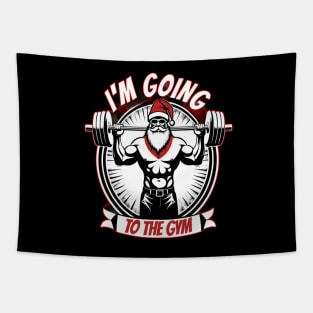 I'm Going To The Gym Merry Christmas Gift, Motivation, Xmas Tapestry