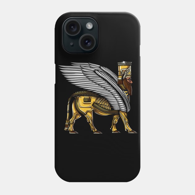 Anunnaki Alien God Phone Case by underheaven