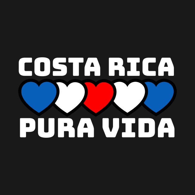 Pura Vida Hearts: Celebrate Costa Rica by Costa Rica Designs