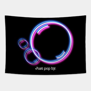 Neon - bubbles Tapestry