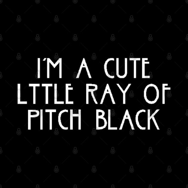 i am a cute little ray of pitch black by omarbardisy