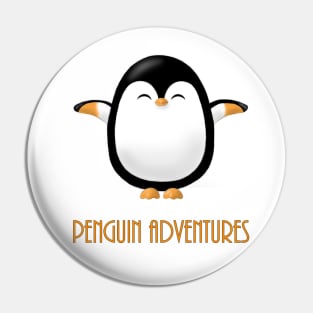 Happy feet - Cute penguin adventures - Animals lover - Gift idea Pin