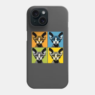 Devon Rex Pop Art - Cat Lovers Phone Case