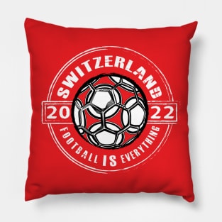 Football Is Everything - Switzerland 2022 Vintage Pillow