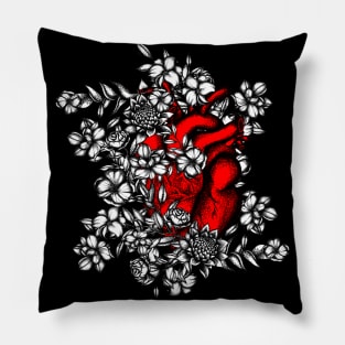 Floral Heart Pillow