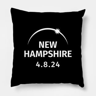 4.8.2024 Solar Eclipse New Hampshire Pillow