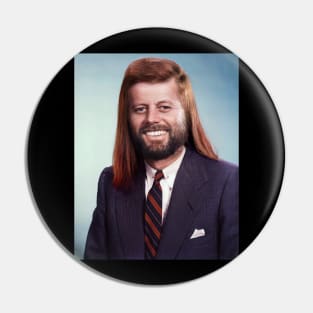 Hipster JFK Pin