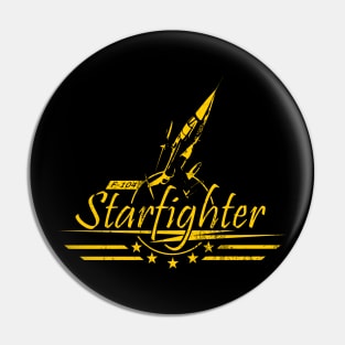 F-104 Starfighter (distressed) Pin