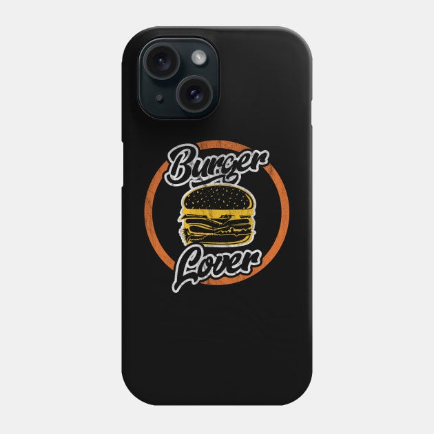 Burger Lover Retro Phone Case by NineBlack