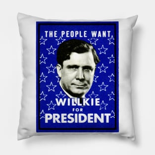 1940 Willkie for President Pillow