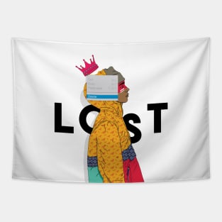 Lost in it all Tapestry