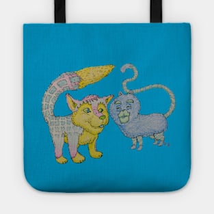 Cats and dogs Tote