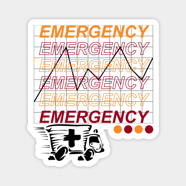 Emergency Magnet by CreativeIkbar Prints