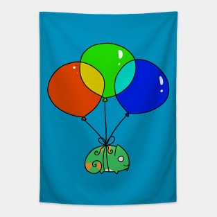 Balloon Chameleon Tapestry