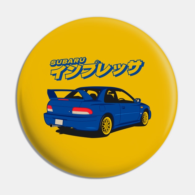 Subaru Impreza WRX Japanese Pin by grphc_dsg21