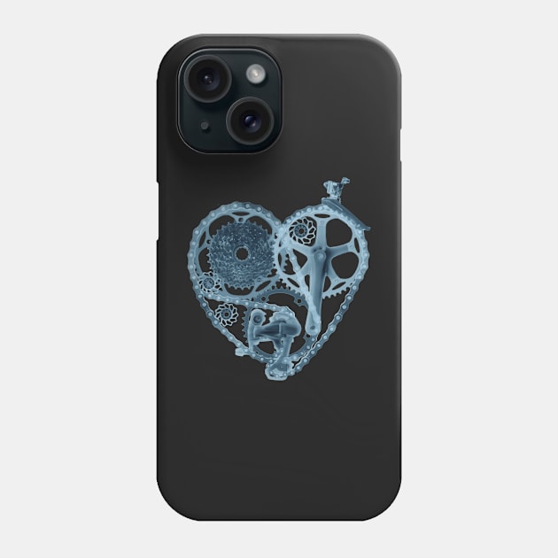 Bike Lover Heart x-ray Phone Case by SFDesignstudio